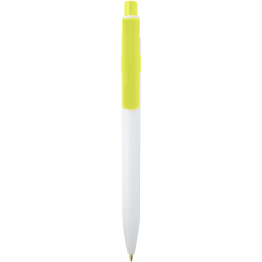 Logo trade advertising products image of: Unica recycled plastic ballpoint pen (black ink)
