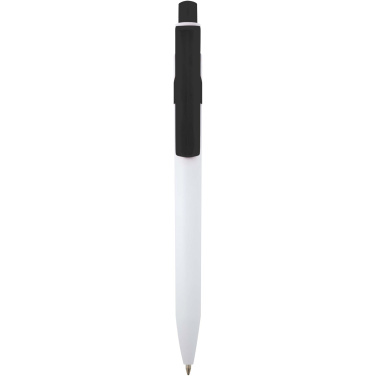 Logo trade promotional giveaway photo of: Unica recycled plastic ballpoint pen (black ink)