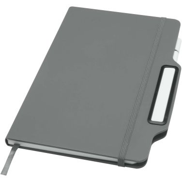 Logo trade advertising products image of: Nexus A5 hard cover notebook with pen and pencil combo (black ink)