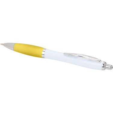 Logo trade promotional items picture of: Nash recycled plastic ballpoint pen (blue ink)