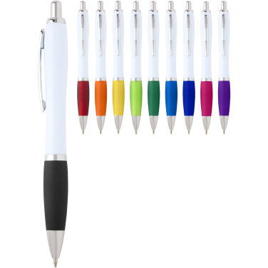 Logotrade promotional product picture of: Nash recycled plastic ballpoint pen (blue ink)