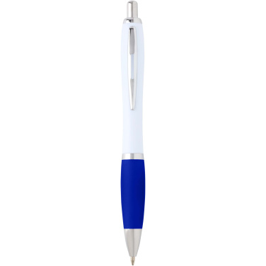Logo trade promotional products image of: Nash recycled plastic ballpoint pen (blue ink)