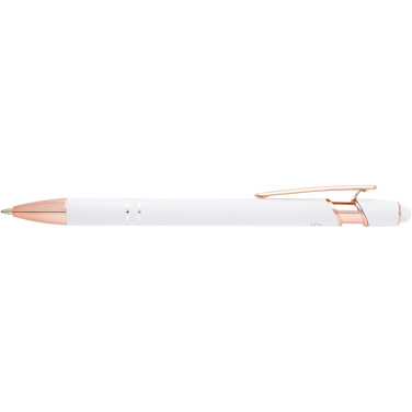 Logo trade promotional gifts picture of: Nanna ballpoint pen with rose gold finish (blue ink)