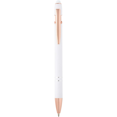 Logotrade business gift image of: Nanna ballpoint pen with rose gold finish (blue ink)