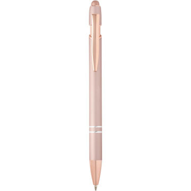 Logotrade promotional merchandise photo of: Nanna ballpoint pen with rose gold finish (blue ink)