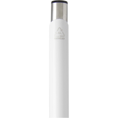 Logo trade promotional merchandise picture of: Moneta recycled aluminium ballpoint pen (blue ink)