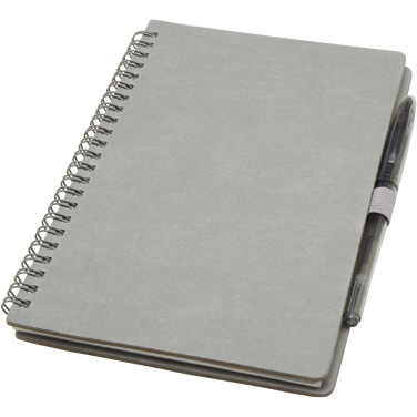 Logotrade business gift image of: Slate reusable soft cover notebook and pen set (black ink)