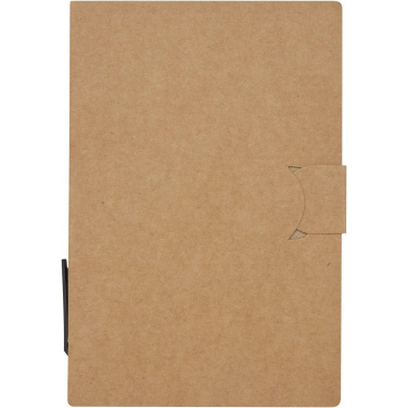Logo trade promotional items image of: Swift sticky notes booklet with ballpoint pen (black ink)