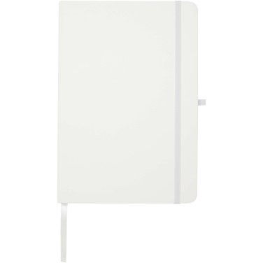 Logo trade promotional items image of: Teak A5 recycled hard cover notebook with lined pages