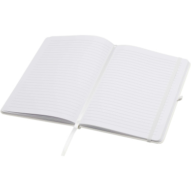 Logotrade promotional product image of: Teak A5 recycled hard cover notebook with lined pages