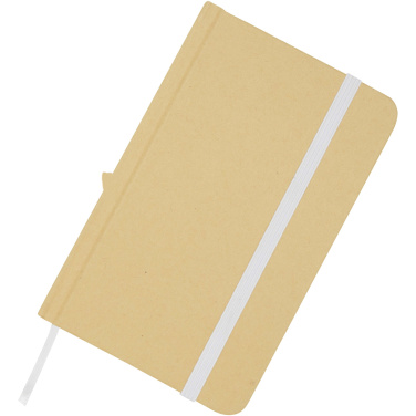 Logotrade promotional merchandise picture of: Reed A6 recycled hard cover notebook with plain pages