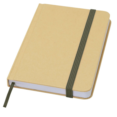 Logotrade promotional products photo of: Reed A6 recycled hard cover notebook with plain pages
