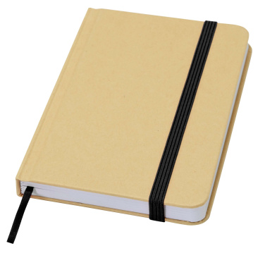 Logotrade promotional giveaways photo of: Reed A6 recycled hard cover notebook with plain pages