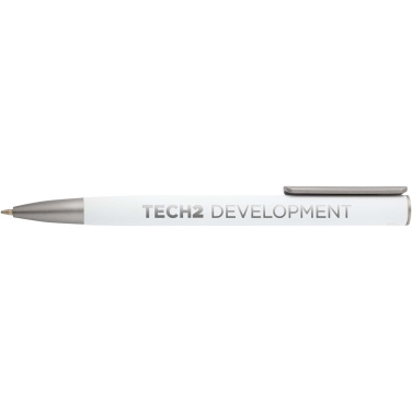 Logotrade corporate gift image of: Ziguur recycled aluminium ballpoint pen (black ink)