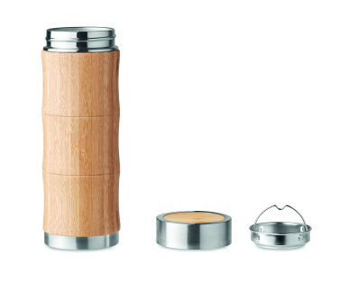 Logo trade promotional giveaways image of: Double wall flask 350ml