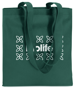 Logo trade promotional items image of: 80gr/m² nonwoven shopping bag