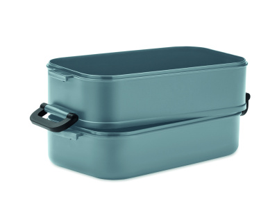 Logo trade promotional gifts picture of: Lunch box in recycled PP