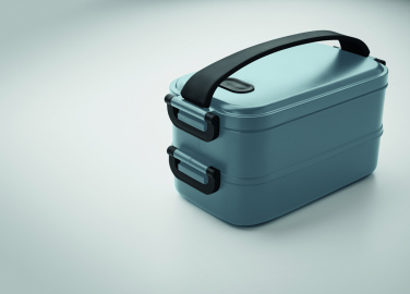 Logo trade corporate gifts image of: Lunch box in recycled PP
