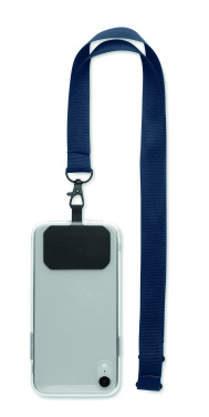 Logo trade corporate gifts image of: Phone holder lanyard