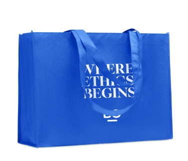 Logo trade promotional giveaways image of: RPET non-woven shopping bag