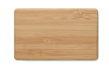 Logo trade promotional merchandise picture of: TWS earbuds in bamboo case