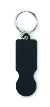 Logo trade promotional product photo of: Key ring with trolley token