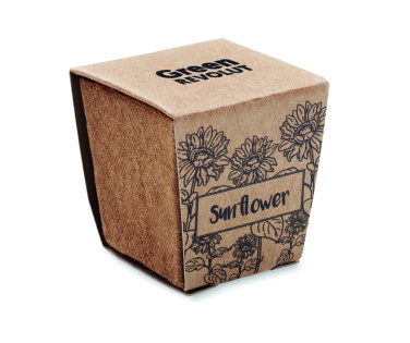 Logo trade promotional items image of: Sunflower growing kit