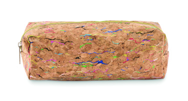 Logotrade promotional item image of: Coloured cork pencil case