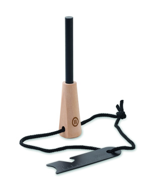 Logo trade promotional product photo of: Pine wood fire starter tools