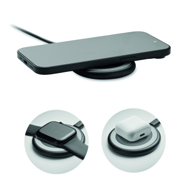 Logotrade advertising product image of: 3 in 1 wireless charger 15W