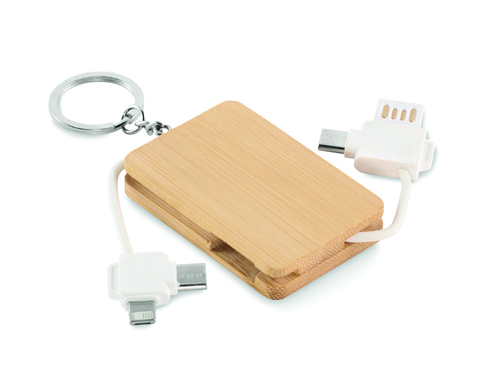 Logotrade advertising products photo of: Key ring charging cable