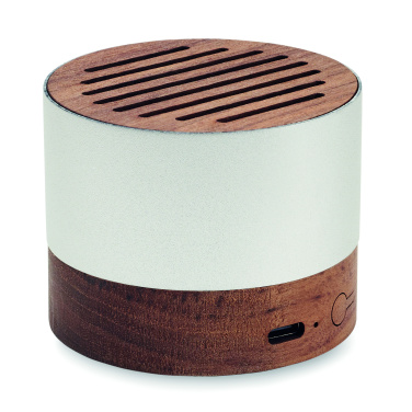 Logo trade promotional products image of: Recycled aluminium speaker