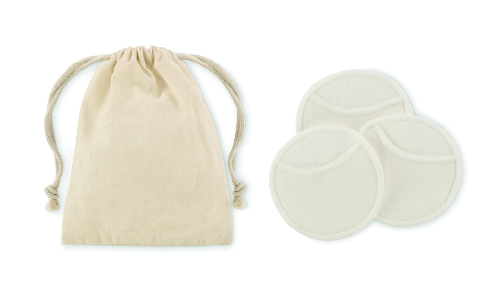 Logo trade promotional gift photo of: Reusable face cleaning pad set