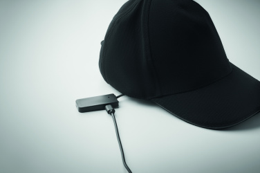 Logo trade promotional item photo of: 5 panel LED cotton cap 220gr/m²