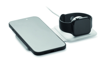 Logo trade advertising product photo of: 2 in 1 foldable charger 15W