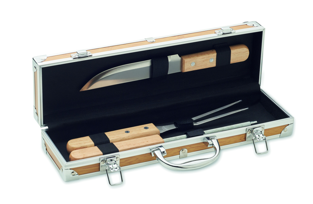 Logotrade promotional giveaway picture of: Stainless steel barbecue tools
