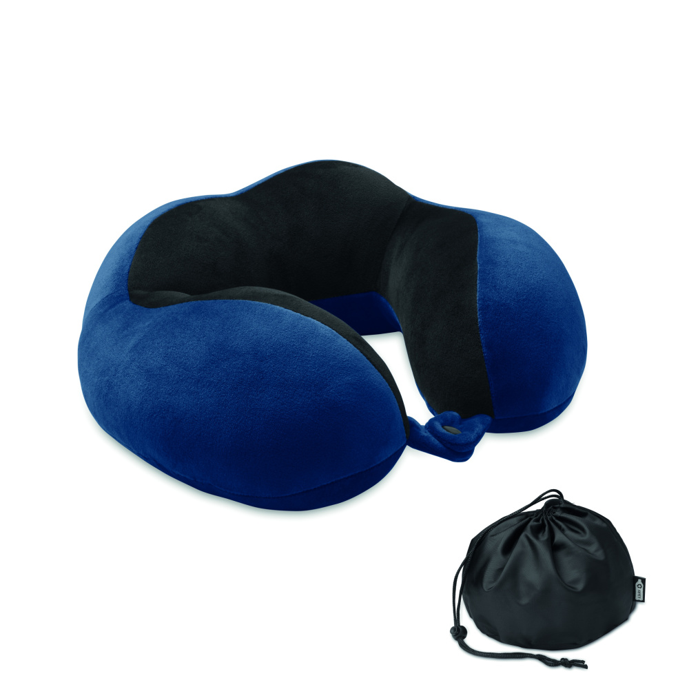 Logo trade business gifts image of: Travel pillow in foam