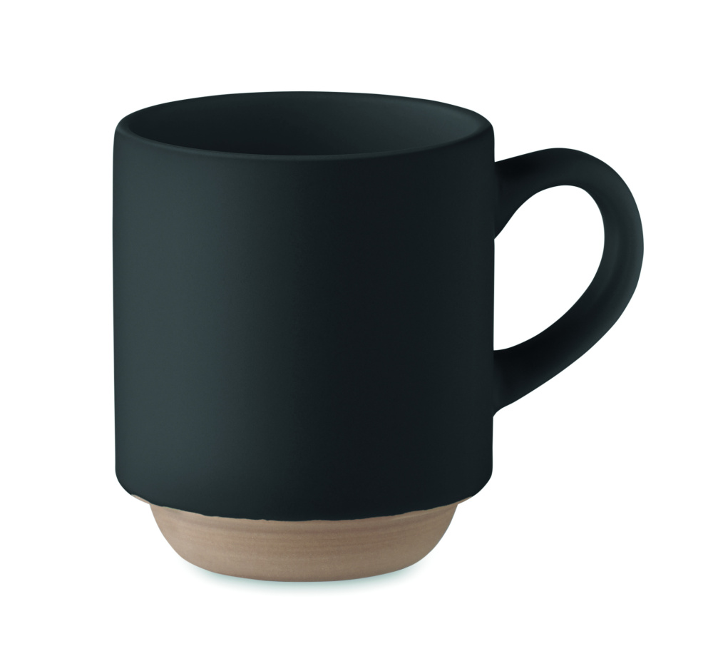 Logo trade corporate gifts image of: Ceramic stackable mug 170 ml