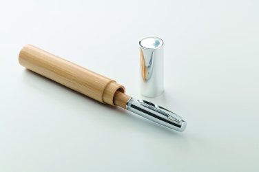 Logo trade promotional products image of: Metal twist ball pen in tube