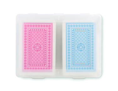 Logo trade promotional giveaways image of: Set of classic playing cards