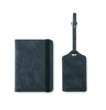 Logo trade corporate gifts picture of: Passport and luggage tag set