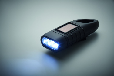Logotrade business gifts photo of: Solar torch with dynamo crank