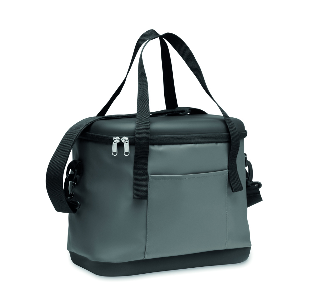 Logo trade promotional merchandise picture of: Tarpaulin cooler bag 40L