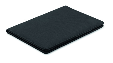 Logo trade promotional items image of: A5 portfolio 300D RPET