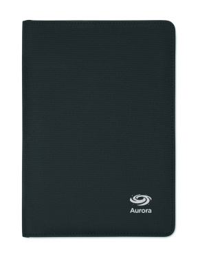 Logo trade corporate gifts picture of: A5 portfolio 300D RPET