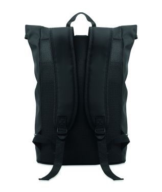 Logo trade promotional items picture of: Laptop 15" roll top PU backpack