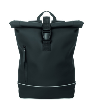 Logo trade corporate gifts picture of: Laptop 15" roll top PU backpack
