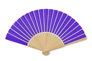 Logo trade promotional merchandise photo of: Manual hand fan
