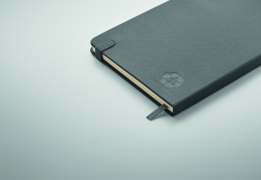 Logo trade advertising product photo of: Recycled Leather A5 notebook