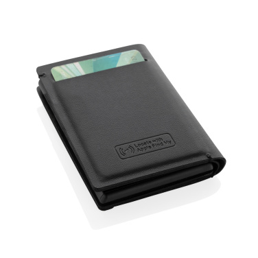 Logotrade corporate gift image of: Seekcard RCS rpolyester card wallet with worldwide locating